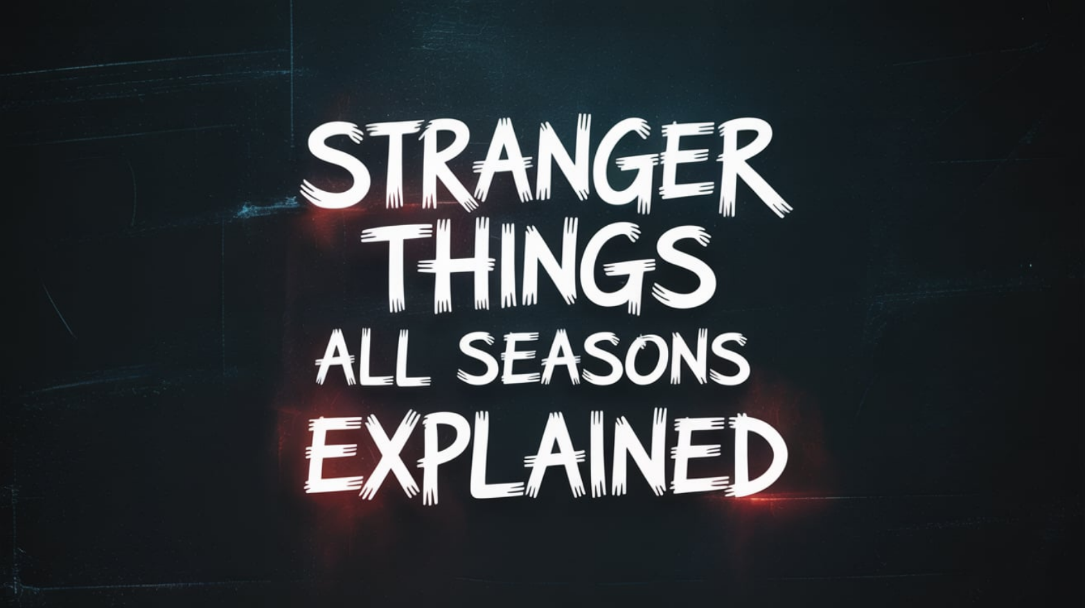 Stranger Things analysis banner