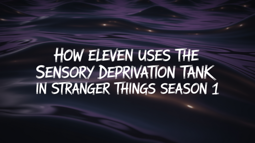 How Eleven Uses the Sensory Deprivation Tank in Stranger Things Season 1