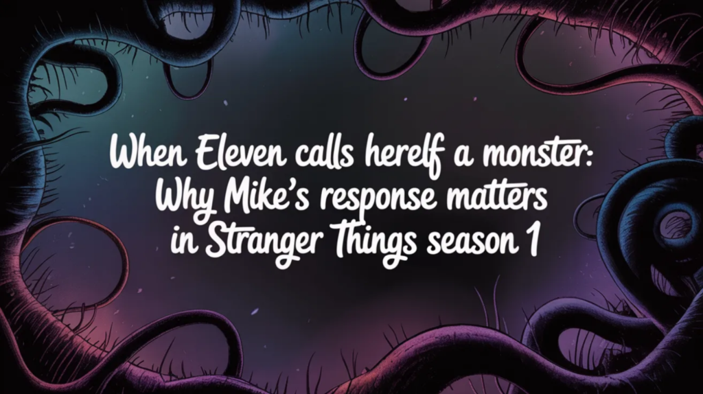 When Eleven Calls Herself a Monster: Why Mike’s Response Matters in Stranger Things Season 1