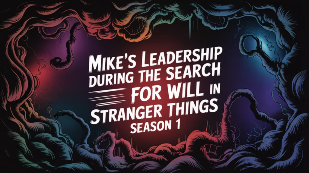 Mike’s Leadership During the Search for Will in Stranger Things Season 1