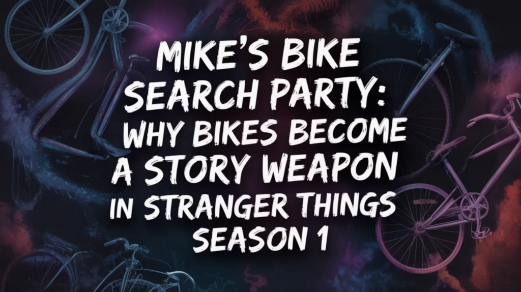 Mike’s Bike Search Party: Why Bikes Become a Story Weapon in Stranger Things Season 1