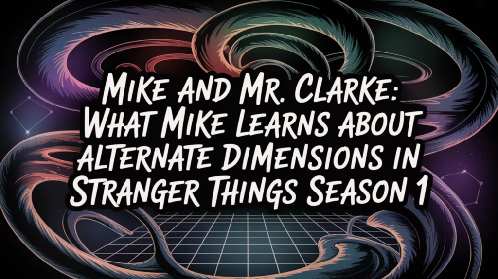 Mike and Mr. Clarke: What Mike Learns About Alternate Dimensions in Stranger Things Season 1