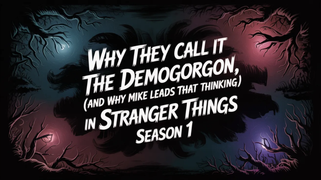 Why They Call It the Demogorgon (and Why Mike Leads That Thinking) in Stranger Things Season 1