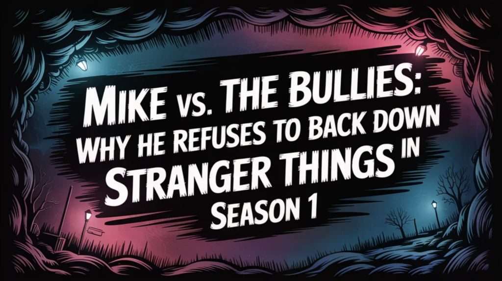 Mike vs. the Bullies: Why He Refuses to Back Down in Stranger Things Season 1