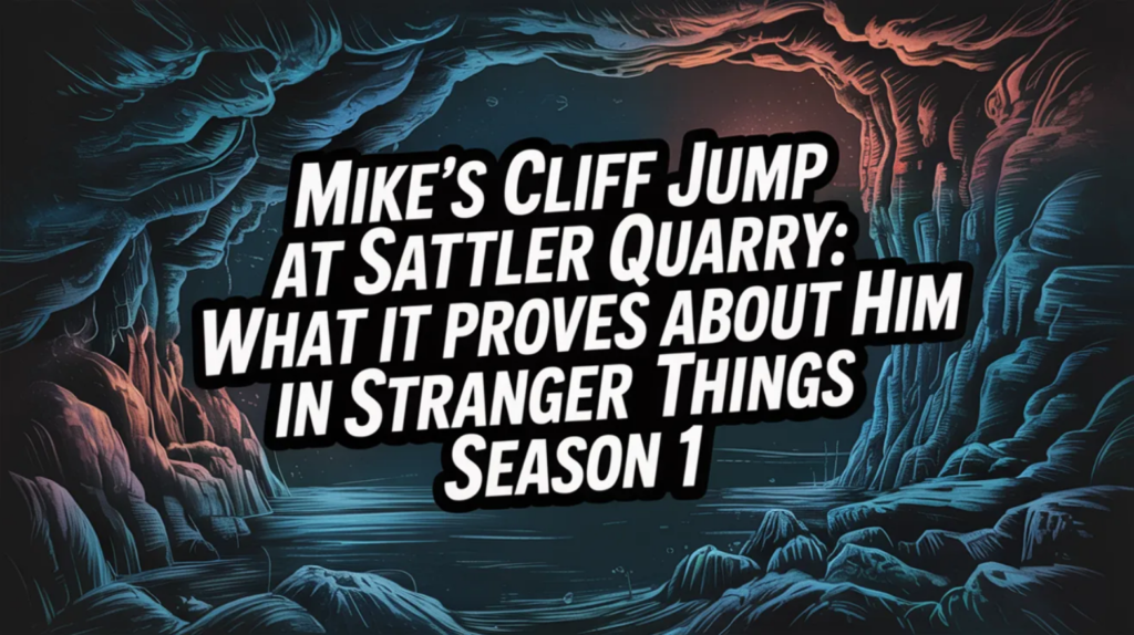 Mike’s Cliff Jump at Sattler Quarry: What It Proves About Him in Stranger Things Season 1